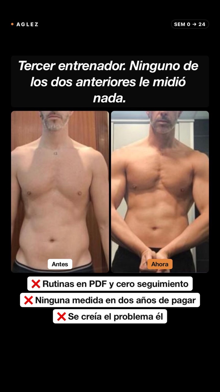 Javi, diapositiva 1 de 3: antes y después de Javi